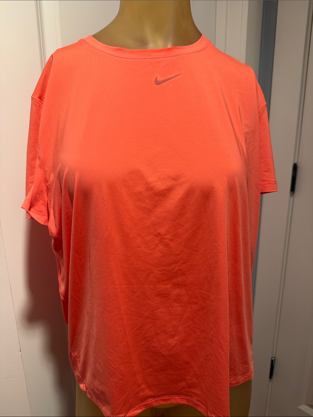 Nike Women's Coral Short-Sleeve Performance Dri-Fit Tee